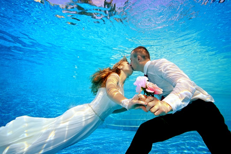 Underwater Pre-Wedding Photoshoot in the Andaman Islands