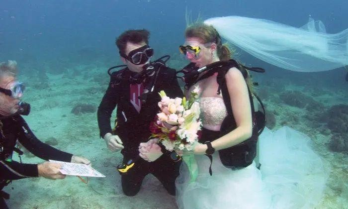 Underwater Wedding in Havelock Island